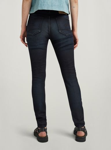 3301 High Waist Skinny Jeans | ダークブルー | G-Star RAW® JP